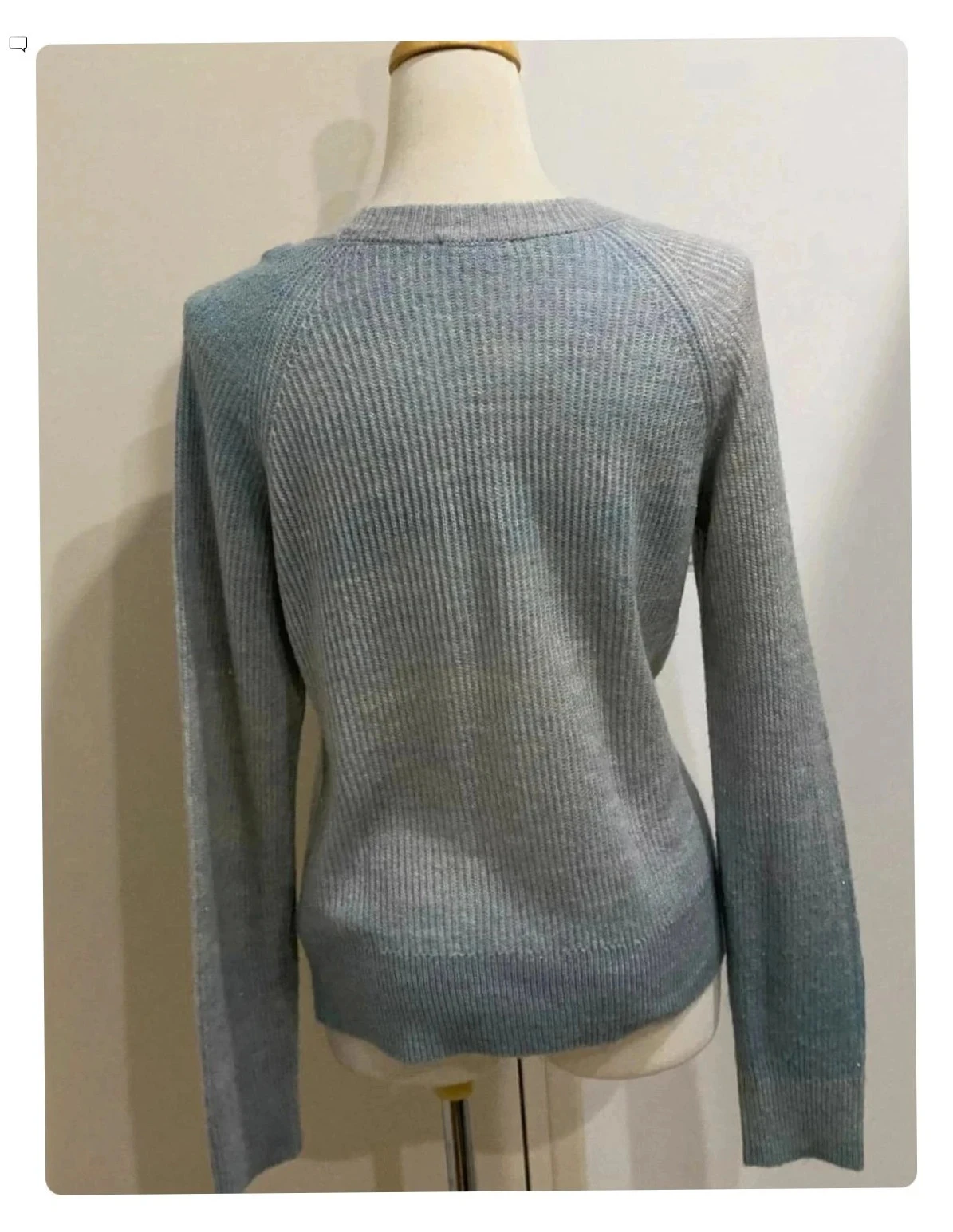 Jersey Venus degradado azul de cuello redondo de manga larga Talla S Rails – photo 6